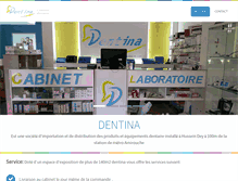 Tablet Screenshot of dentina-dz.com